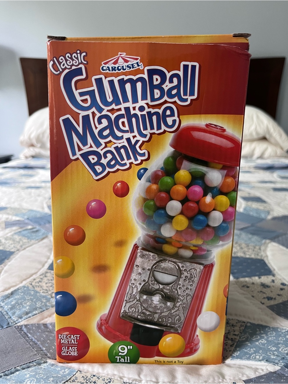 9” Tall Gumball Machine Bank - Picture 3 of 7